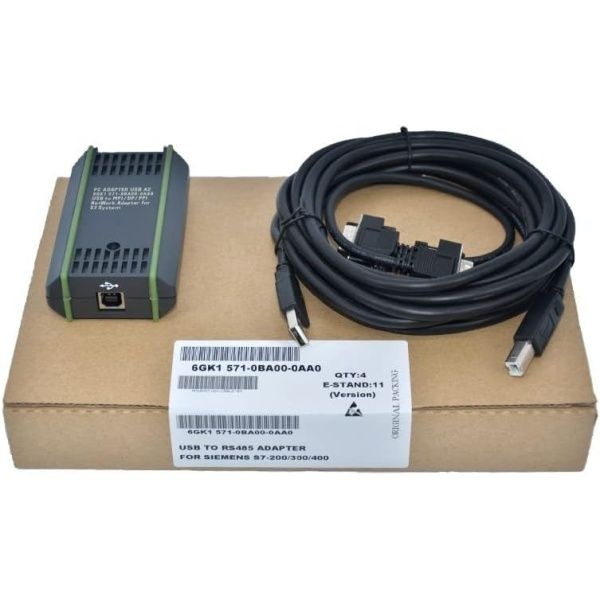 PC 어댑터용 Zoyfayl USB A2 6GK15710BA000AA0 USB에서 MPI/DP/PPI 네트워크 어댑터 Siemens SIMAIC S7 S7200/300/400 PLC USBMPI PPI용