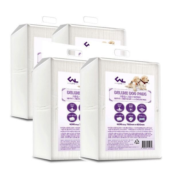 프리미엄 강아지배변패드 대형 50g 40매x4팩 애견패드