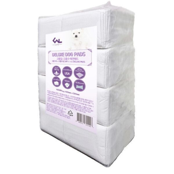 프리미엄 고흡수 강아지 애견 배변패드 20g 100매x4팩 x 400매로 출고 됩니다.