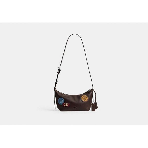 [해외] Coach 코치 모트 슬링백 22 러브드 레더 스티커 여성 크로스백 가방
