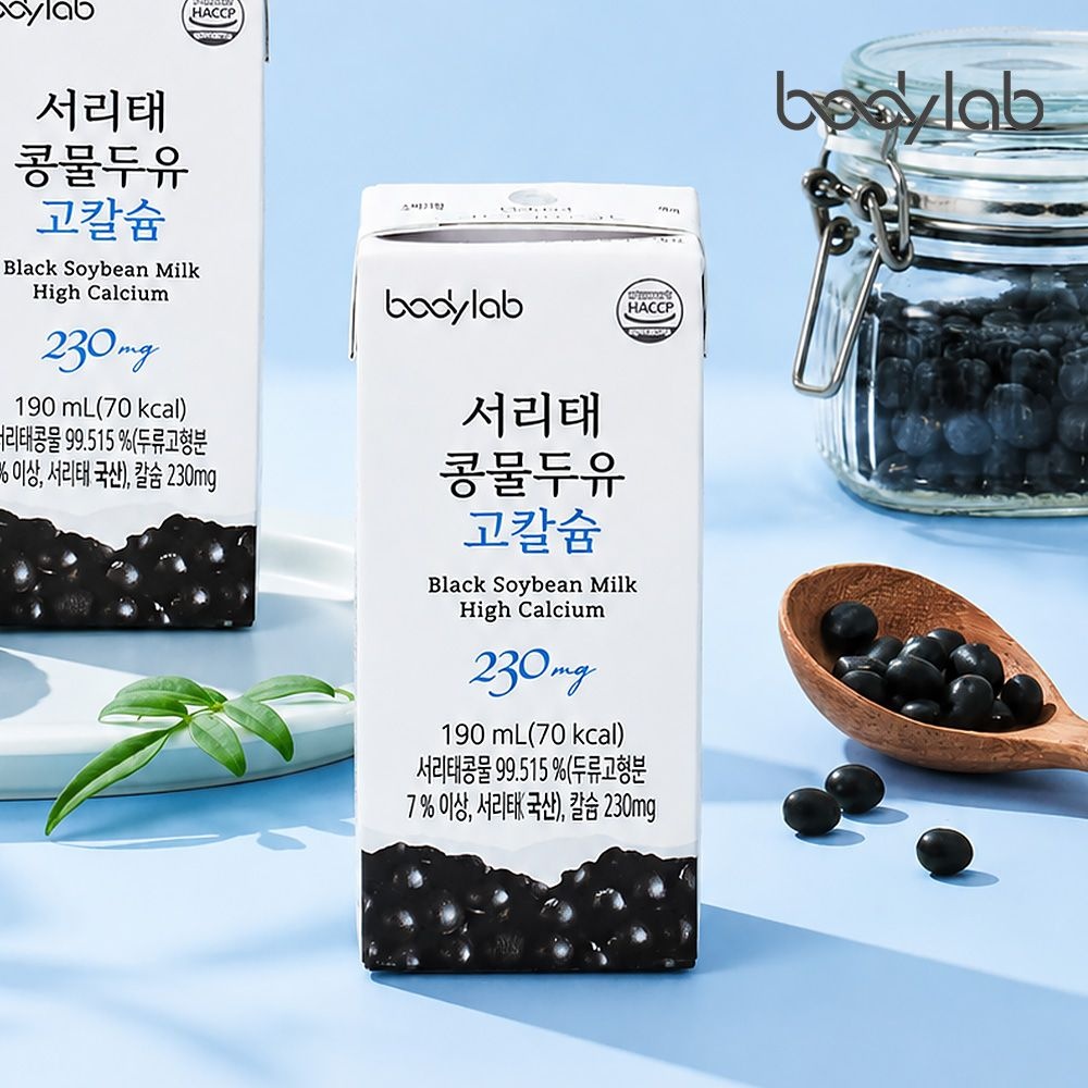 바디랩 서리태콩물 고칼슘두유 24팩 1박스 총