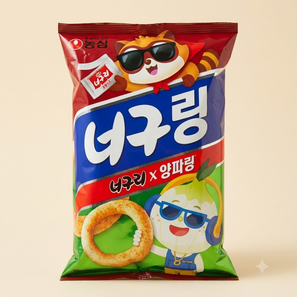 240.농심 너구링 100g X 8개