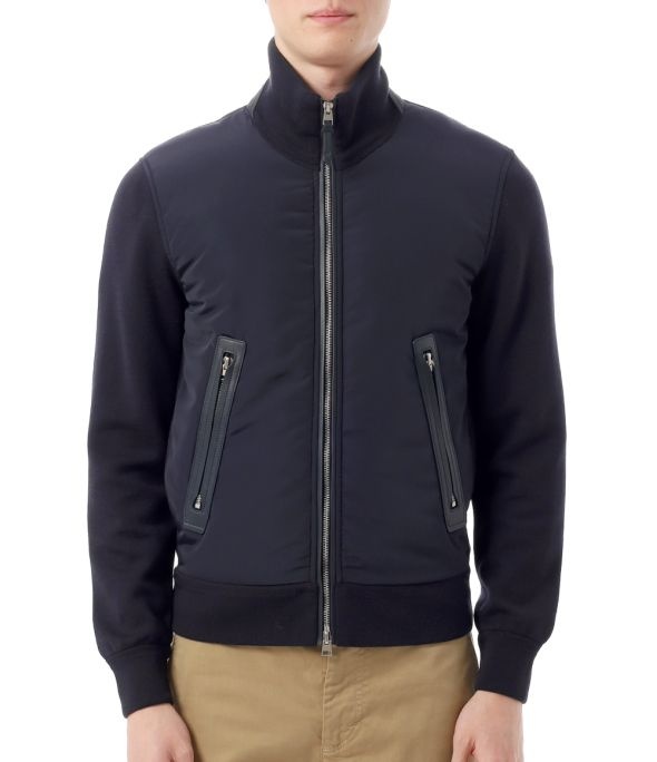 TOMFORD 라이트 나일론 프런트 메리노 지퍼 자켓 KZY003 YMW012F24 HB800 4159858