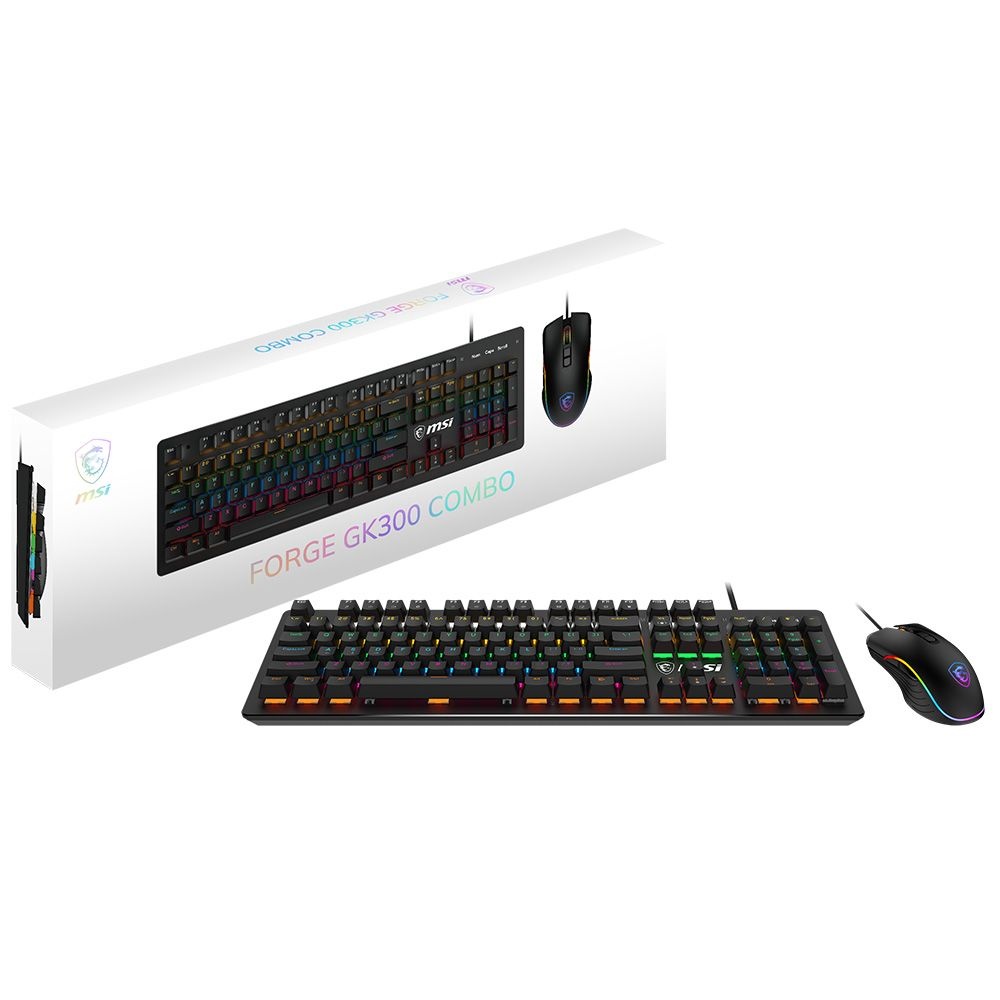 MSI MSI FORGE <b>GK300</b> 콤보 키보드 마우스 세트