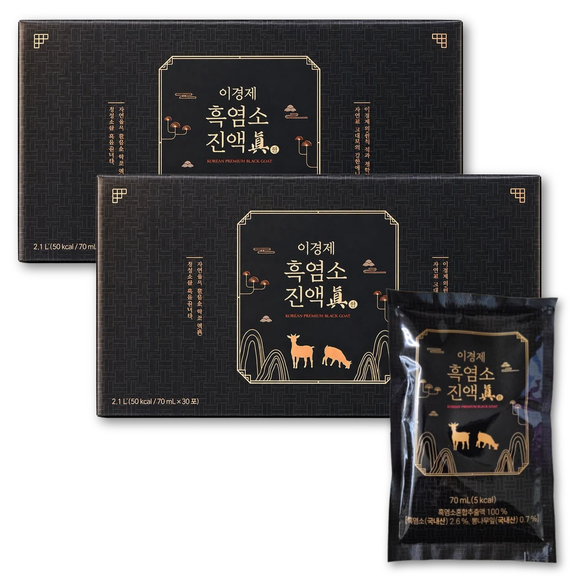 <b>이경제</b> <b>흑염소</b><b>진액</b> 진 30포x2박스 <b>흑염소</b>엑기스