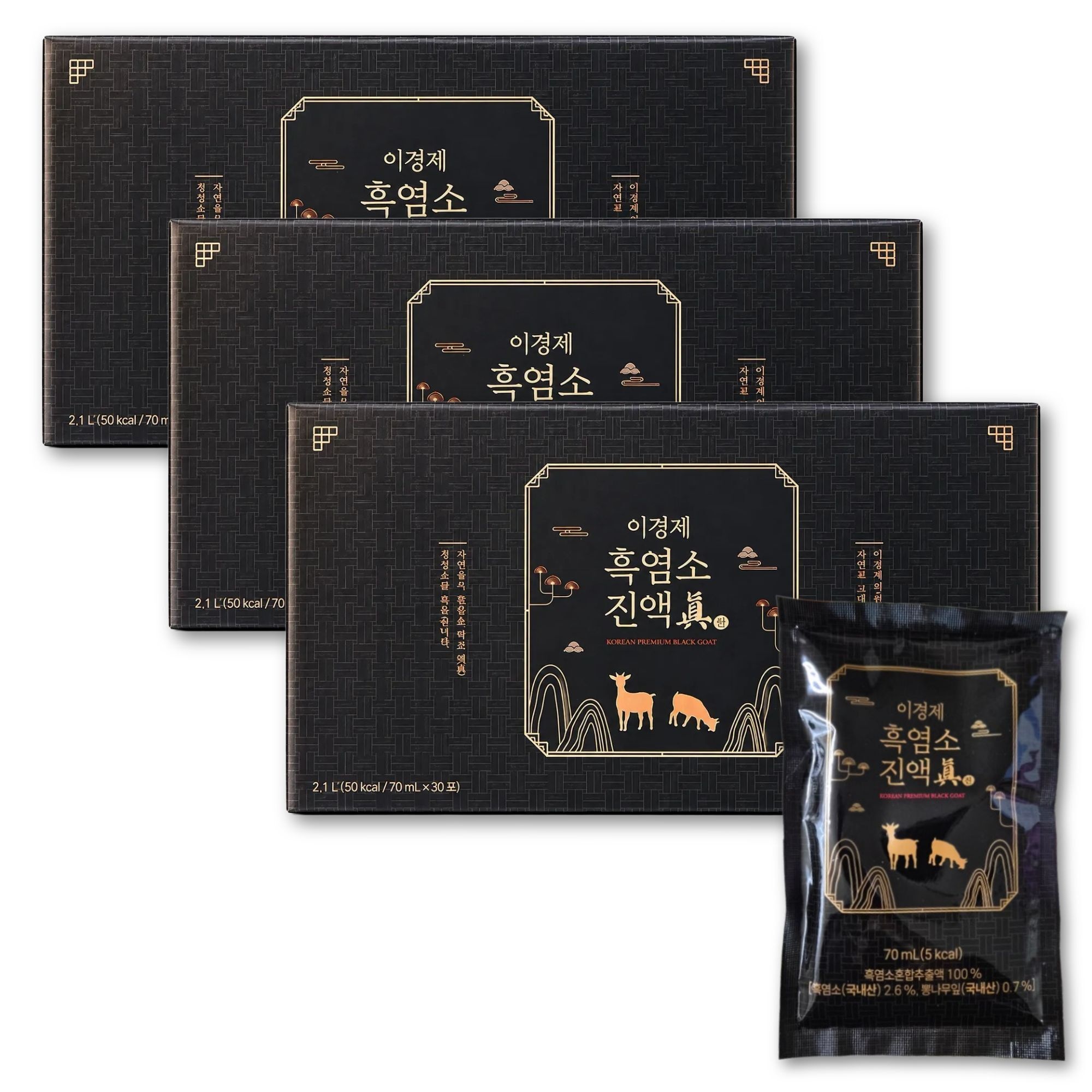 <b>이경제</b> <b>흑염소</b><b>진액</b> 진 30포x3박스 <b>흑염소</b>엑기스