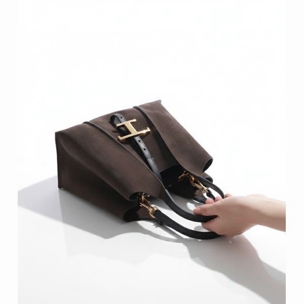 TOD`S 토즈 26FW T 타임리스 스웨이드 쇼퍼백 미니 (XBWTSBA9100P3A S808)