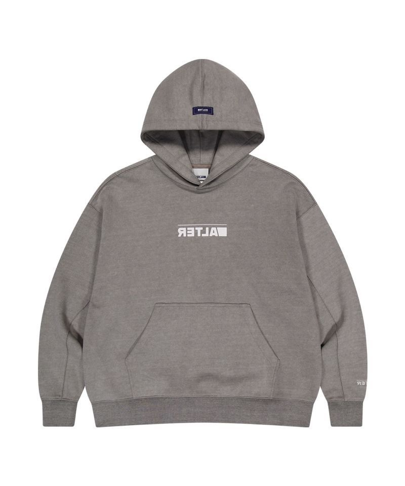 ALTER STUDIO Pigment Neat Logo Hoodie_L/Grey 1924434