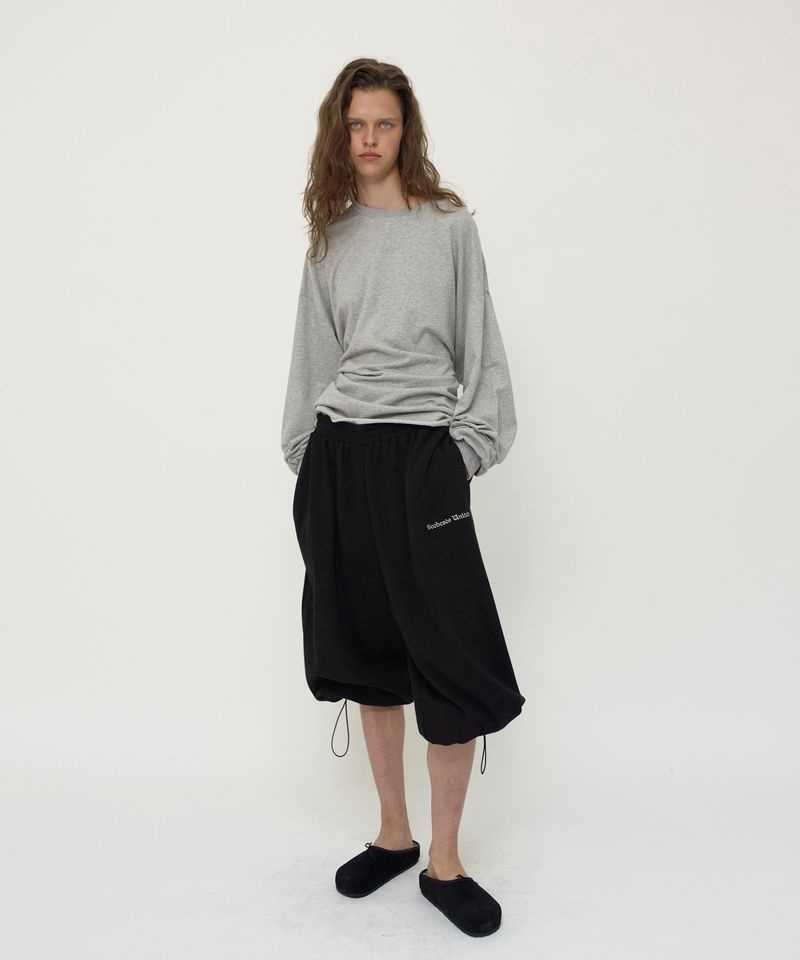 S/e/o S/e/o OVERKNEE BALLOON SWEATPANTS BLACK SEO26FSP02BK 3833634