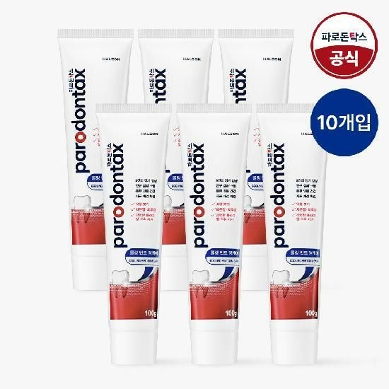 파로돈탁스 쿨링 민트 검케어 잇몸치약 100g x10개