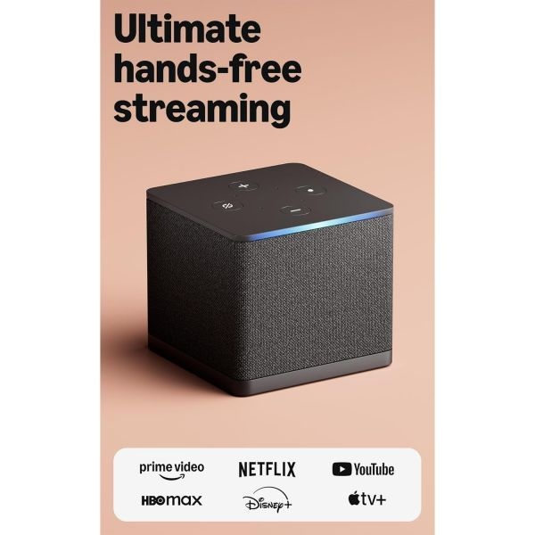 Amazon Fire TV [해외] AI 기반 Fire TV 검색 Alexa를 통한 핸즈프리 스트리밍 장치 Wi Fi 6E 4K Ultra HD를 탑재한 Amazon Cube 222383