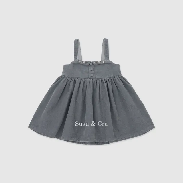 슈슈앤크라 mini 루카 코듀로이 원피스 - 딥민트 025402ECA02DM