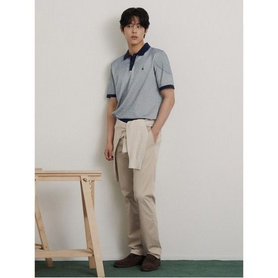 빈폴 멘 26SS 30%OFF Essential 여름 스탠다드핏 치노 팬츠 베이지 BC6321E02A
