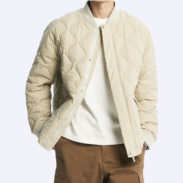 뉴발란스 (현대Hmall) 뉴발란스 매장정품 UNI 24/7 퀼팅 경량다운 자켓 베이지 (NBNPD41903_35)