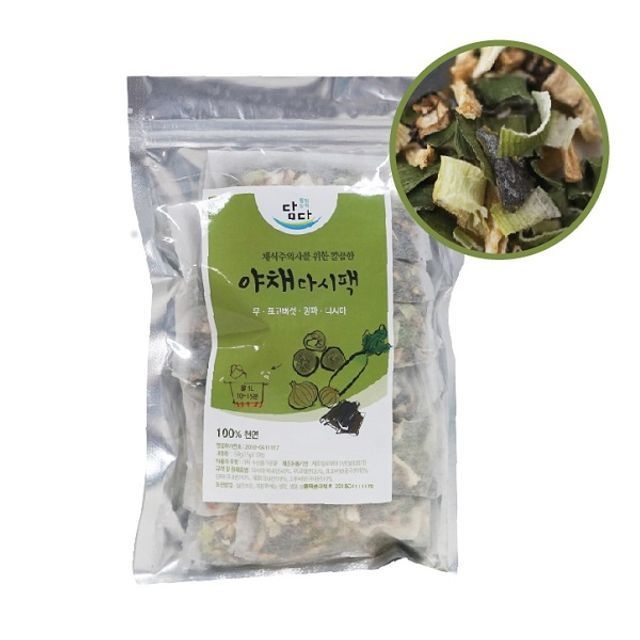 삼척지역자활센터자활사업단웰빙삼척담다 채식 국물야채 다시팩 150g (15gx10팩)