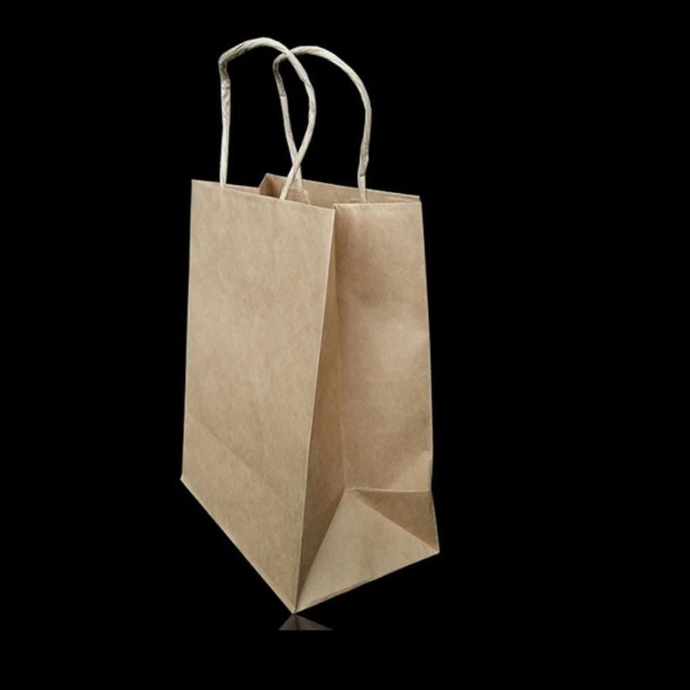 스펙플러스협력업체 트위스트 손잡이 크라프트 봉투 26X27cm 폭15cm 10매 택배봉투 종이쇼핑백 종이가방 XmW5459FC