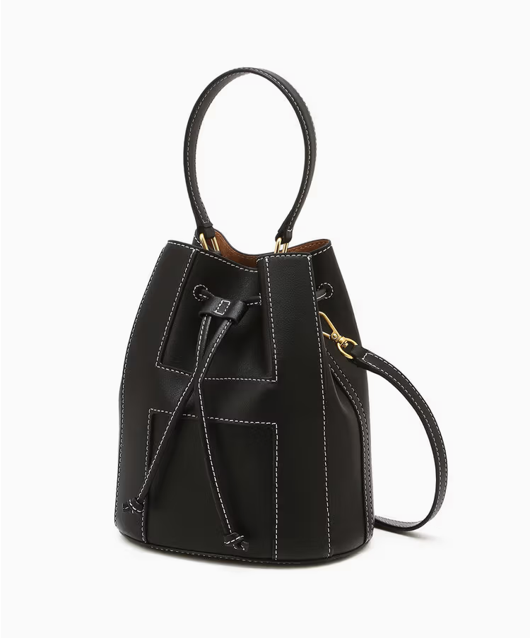 LF 헤지스 [AK분당점] [헤지스][H-BAG]블랙 H패치 소가죽 미니 토트 크로스백 HIWA<b>75222</b>BK
