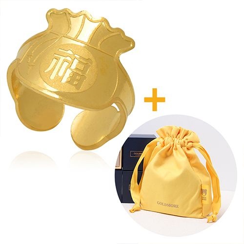 골드모아 순금 돌반지 3.75g 24K [복주머니]