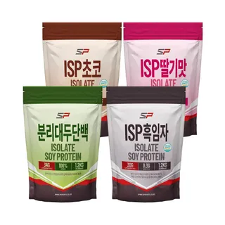 성풍양행 성풍 분리대두단백 ISP (흑임자 초코 오리지널 딸기 맛선택) 1.2kg x 3개