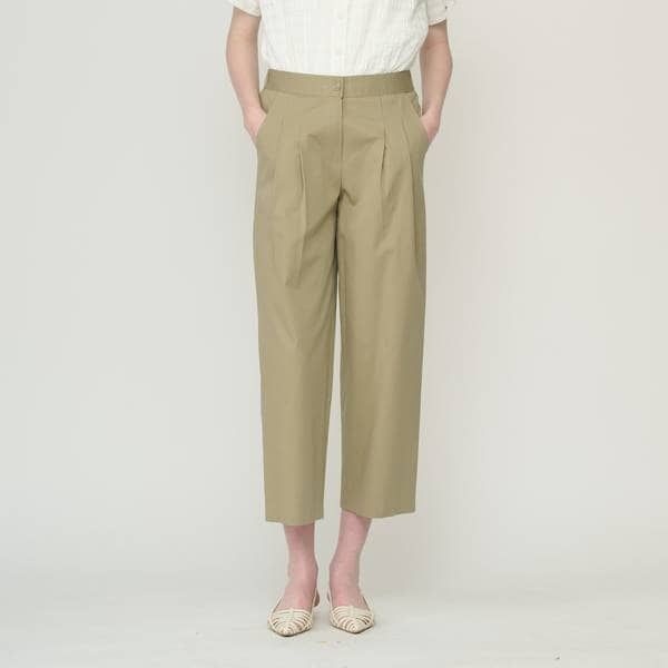 BCBG BCBG 백밴딩 투턱 배기 팬츠 B6M3G375 R6S9T2V4 G6H8J3K1