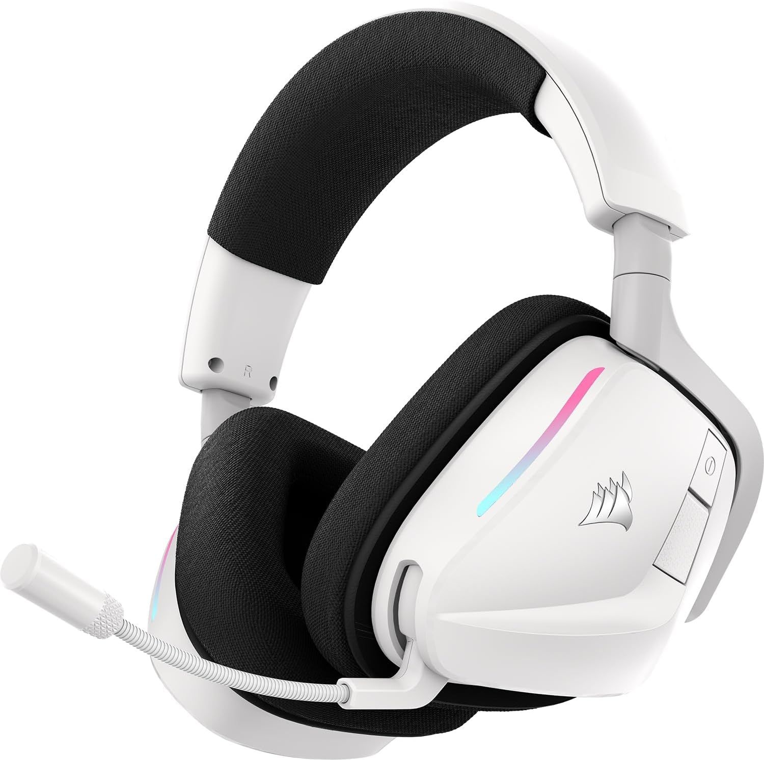 [해외] 코르세어 <b>보이드</b> v2 무선 블루투스 PC PS5 스위치 게이밍 헤드셋 – 듀얼 톤 | 클리어 마이크, 돌비 애트모스, 경량,