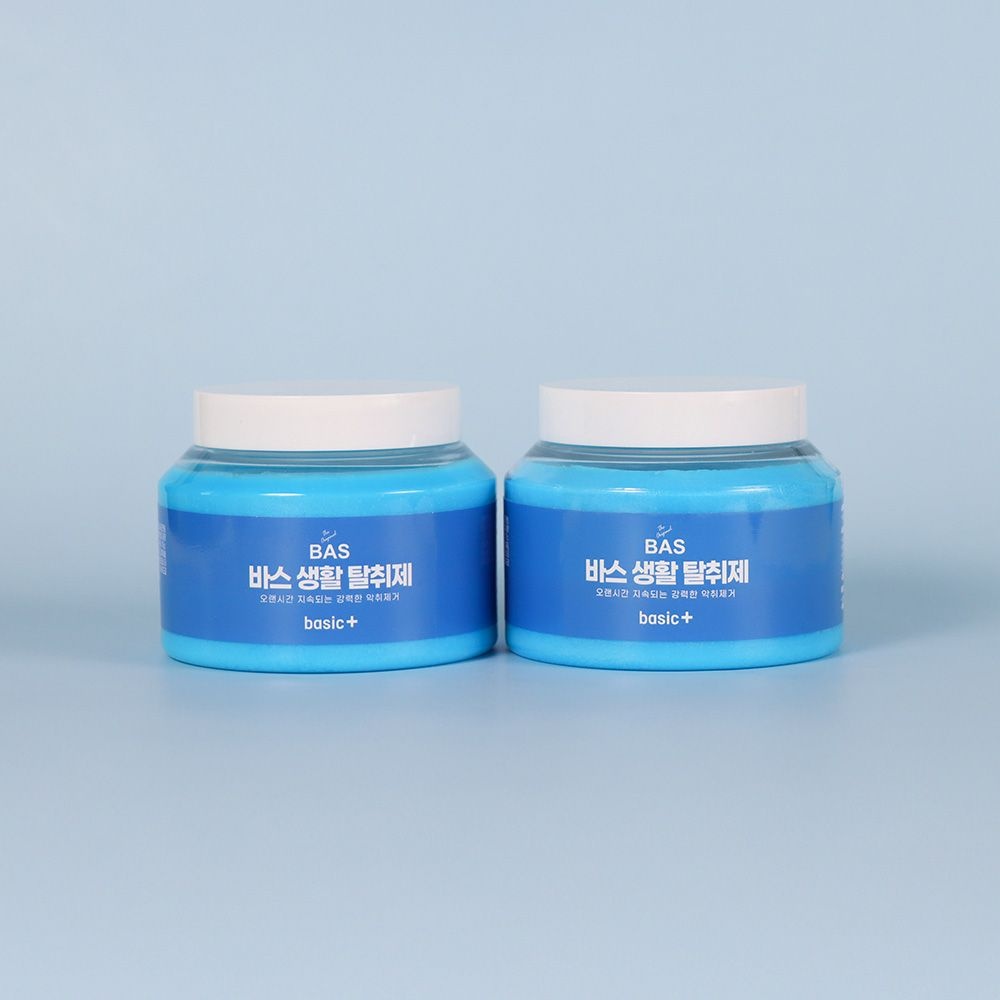 BAS 바스 탈취제 베이직 플러스 베이비파우더향 350g, 2개