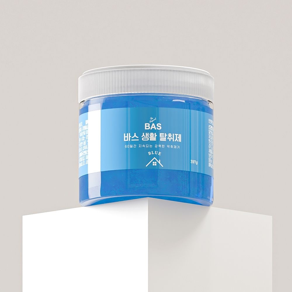 BAS 바스 겔 탈취제 블루, 397g, 1개