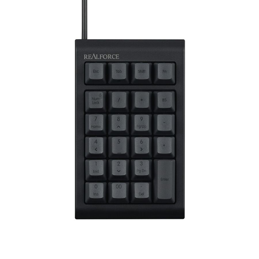 리얼포스 [해외] 리얼포스 RT1 텐키 키보드 유선 45g 무접점 넘버패드 REALFORCE