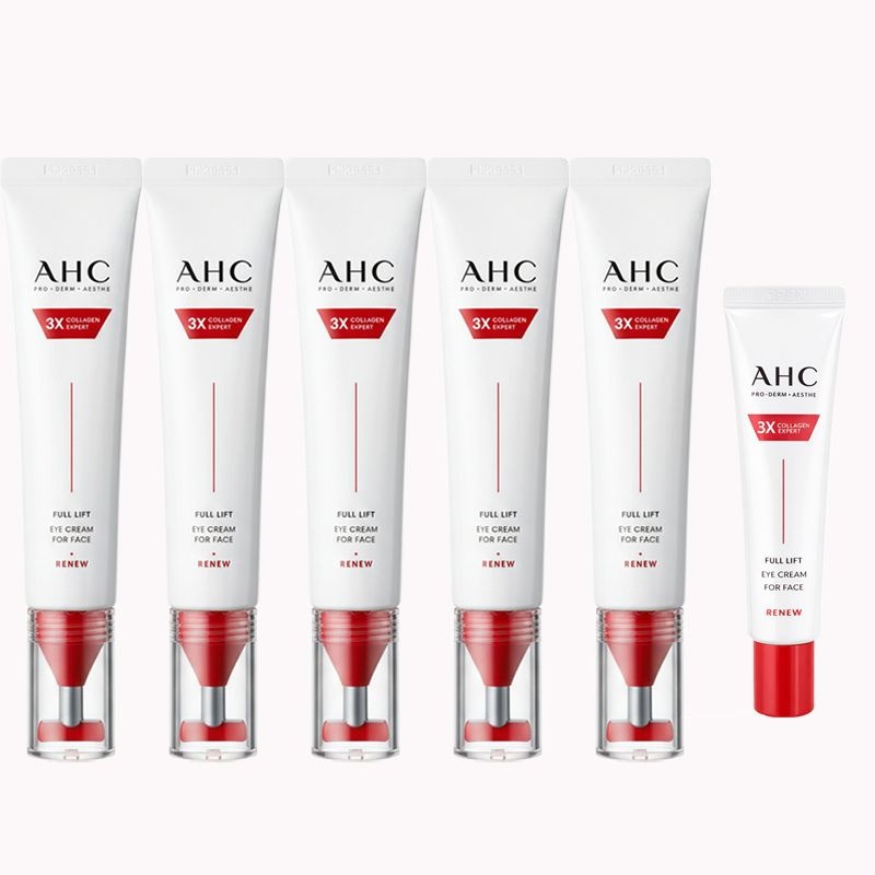 AHC 풀 리프트 아이크림 포 페이스 40ML 시즌 14 5개 + 12ML 1개