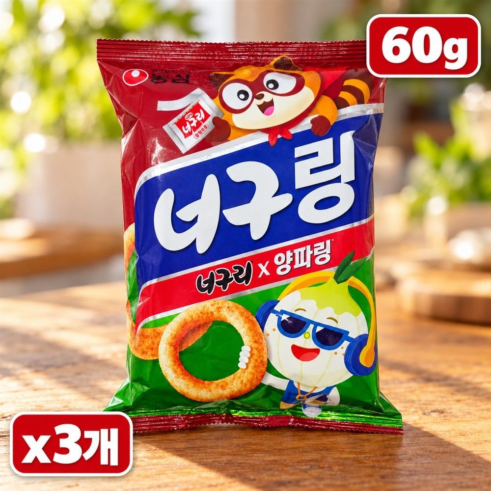 [오늘출발] 농심 너구링 60g x3개