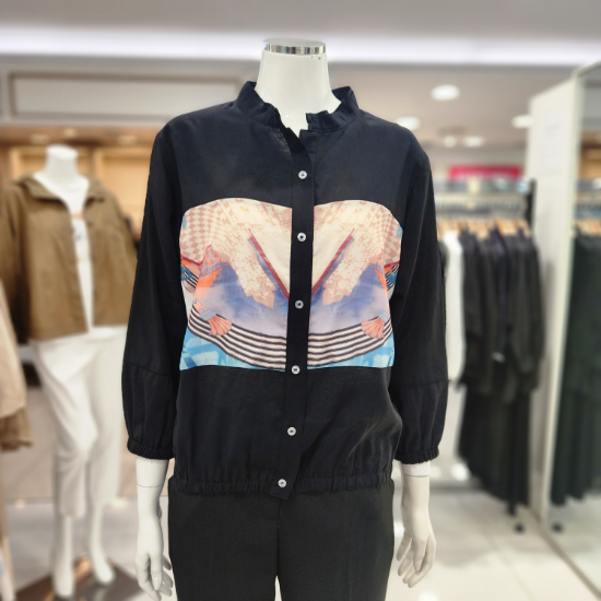 셔츠형 블라우스 B5C9BQ20-1 039BP