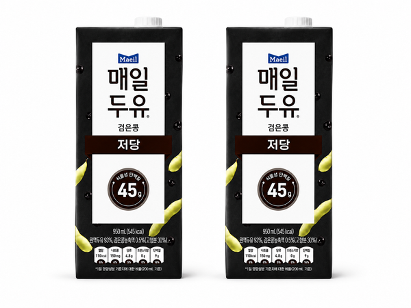 매일유업(주) 광주공장(F2)/영동공장(F4) 매일두유 검은콩 950ml*2팩 저당 식물성 단백질