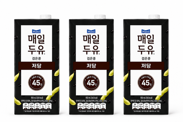 매일유업(주) 광주공장(F2)/영동공장(F4) 매일두유 검은콩 950ml*3팩 저당 식물성 단백질