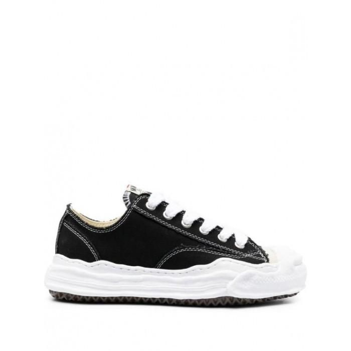 [하라]하라 메종 미하라 야스히로 행크 OG솔 캔버스 로우탑 스 A05FW702 BLACKBLACK