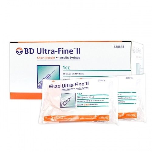 BD 인슐린 주사기 울트라파인 1cc 31G x 6mm 100개입 당뇨주사기 당뇨소모품