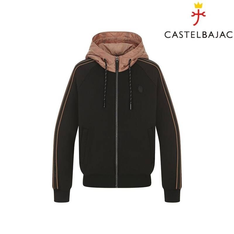 까스텔바작 <매장정품> CASTELBAJAC 까스텔바작 여성 후드 배색 테잎 집업 가디건BGFSTJ501 BGFSTJ501-DR 2131927