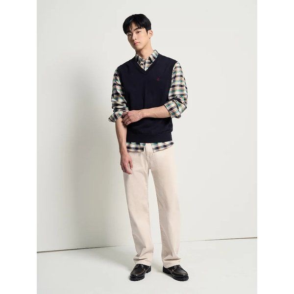 [국내매장판] 빈폴 26SS [BC6151E03R] [Essential] 베이직 베스트 - 네이비 ZBC6151E03R 228809
