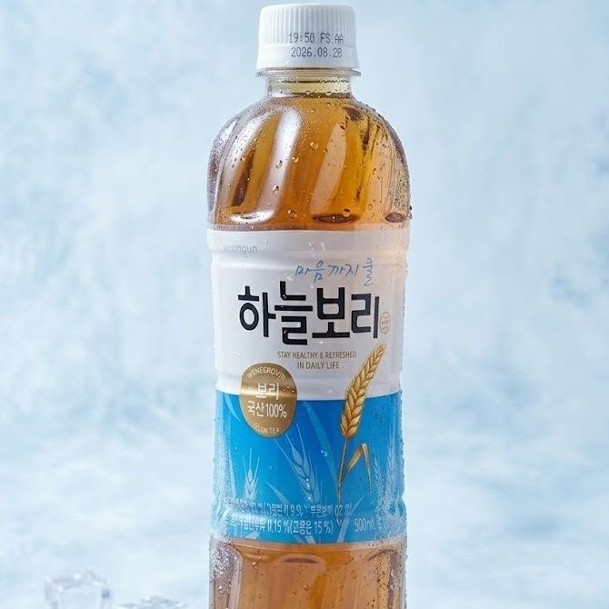 웅진 하늘보리 325ml 24+24 총 48펫 유/무라벨 랜덤발송