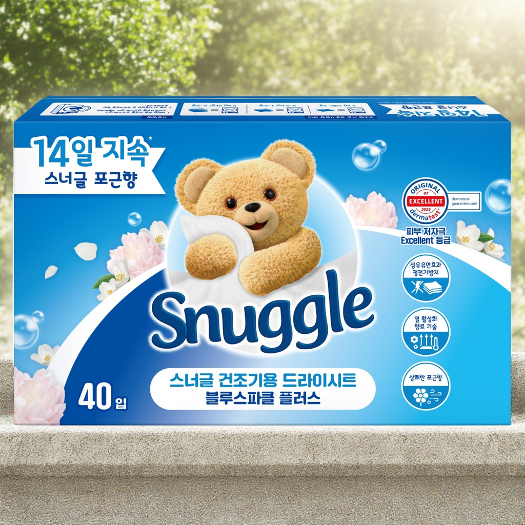 [오늘출발] 스너글 건조기용 드라이시트 블루스파클 플러스 40개입 2개