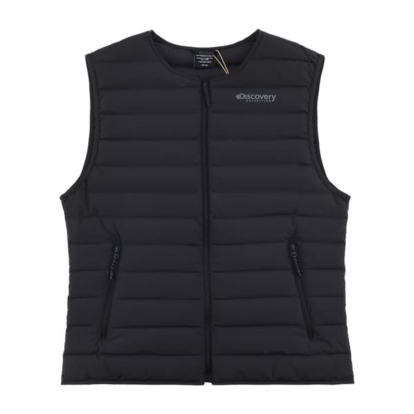 (현대Hmall) 디스커버리 여성 픽시버G 튜브 다운 패딩베스트 DWDV72056BKS