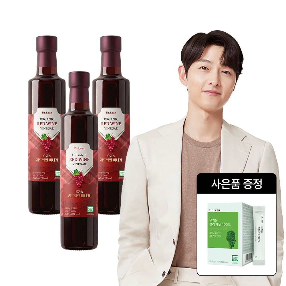 닥터린 3병 닥터린 <b>레드</b><b>와인</b> <b>비니거</b> 100 300ml 발효식초