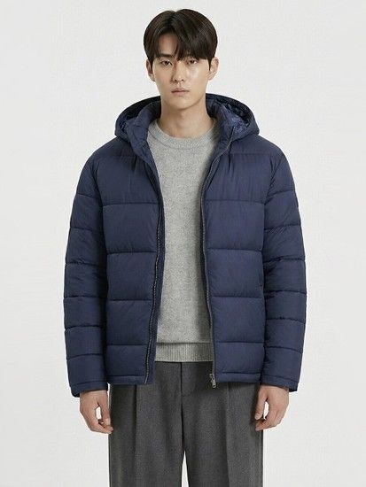 2264JK786M 보온 헤비 웰론 남자 겨울 봄버 후드 패딩 자켓