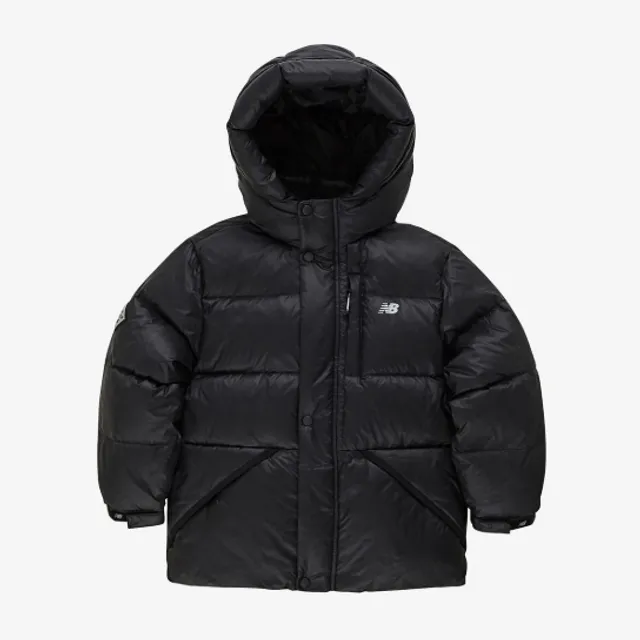 뉴발란스 키즈 [양주점] 뉴발란스 키즈 E ESSENTIAL_후드 집업 숏다운 (덕) NK9PE4118U19
