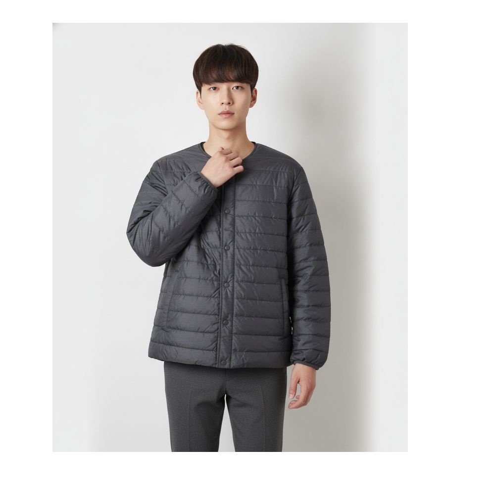 스파오 [씬라이트] 라운드넥 재킷_SPJPG4TC21