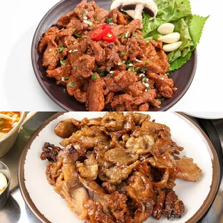 [딜크릿][삼다] 제주돈 고추장/간장 불고기 5+5팩 골라담기 (총 2.5kg)