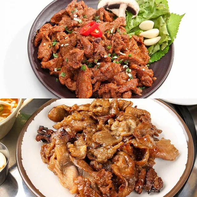 [딜크릿][삼다] 제주돈 고추장/간장 불고기 5+5팩 골라담기 (총 2.5kg)