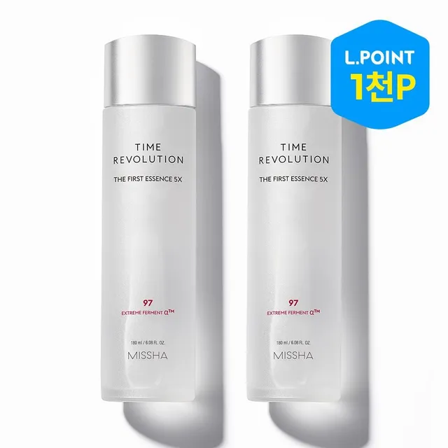 미샤 [1+1] 타임 레볼루션 더 퍼스트 에센스 5X 180ml 2개 SET