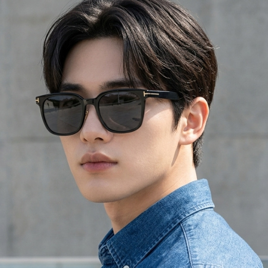 톰포드 선글라스 TF1380-K 01A 지창욱 명품 사각 블랙 뿔테 아시안핏 남자 여자