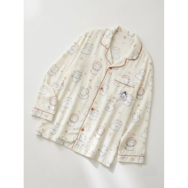 SPAO 가나디 긴팔 파자마아이보리 SPPPG49U07