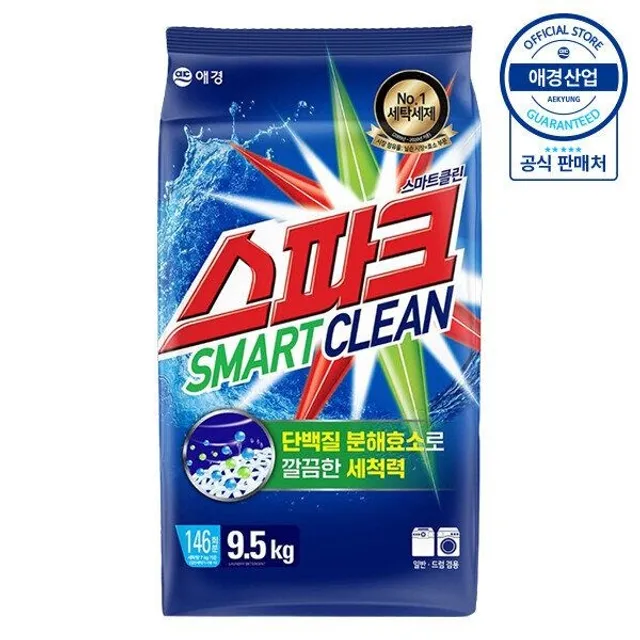 스파크 [패션플러스][스파크][비밀특가] 스파크 세탁세제 리필 9.5kg x1개